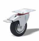 Rubber Wheel Castor with Break