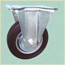 Fix Heavy Duty Wheel Ccastor Rubber tyre