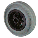 Rubber tyre with disk
