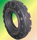Rubber tyres cut type